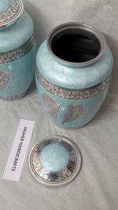 Forest Serenity Metal Cremation <b>Urn</b> - <b>Large</b> Adult Funeral <b>Urn</b> for Ashes - Manufacturer Wholesale Memorial <b>Urns</b> Supplies - Product Image 4