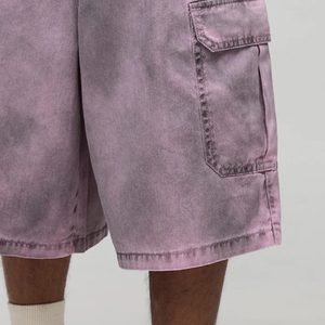 Men Twill Cargo <b>Shorts</b> With <b>Zipper</b> Fly Button Closure Wholesale Rate OEM Service Casual Wear Breathable And Adjustable Material - Product Image 4