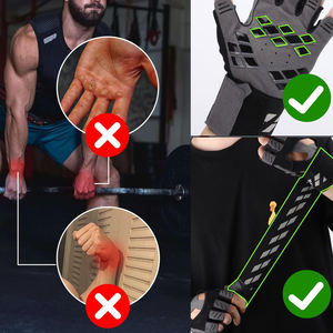 Nuevo diseño personalizado profesional ganador medio dedo GUANTES DE Fitness para entrenar deportes y entrenamientos de Fitness - Product Image 2