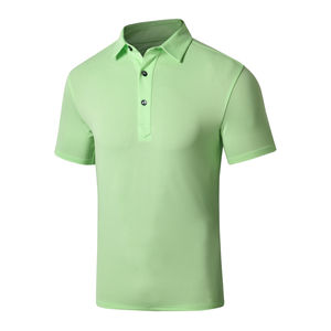 Golf de secado rápido personalizado 100% algodón para polos para hombres polos sólidos con bordado ODM Supply - Product Image 2