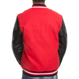 2024 hommes décontracté rétro grande taille veste en gros mince en cuir veste universitaire - Product Image 6