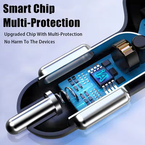 Usb C Autolader Adapter 4 Usb A En 2 Pd Super Snel Opladen Met Spanning Monitor Voor Iphone Samsung Huawei Vivo Oppo Oneplus - Product Image 5