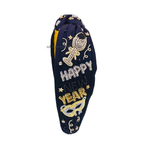 Bandeau élégant perlé fait à la main Design personnalisable parfait pour la tenue de fête du Nouvel An 2026 et le look de mode des vacances - Product Image 4