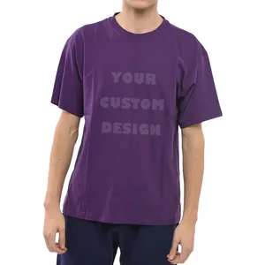 Impression DTG personnalisée promotionnelle de haute qualité grande taille T-shirts pour hommes conception respirante directe usine de vêtements du Bangladesh - Product Image 1