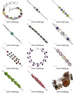 Bijoux fins indiens en gros Nouveau design Pendentif en argent avec pendentifs et breloques à la mode plaqués or - Product Image 2