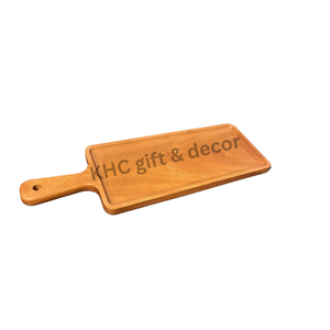 Vietnamese Manufactured Eco-Friendly Bamboo Dinnerware Classic Rectangle Handle Food <b>Display</b> Dishes <b>Plates</b> Home Use Weddings - Product Image 4