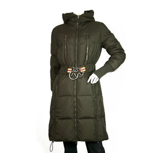 Outdoor Winter Hiking Unisex Water Repellent Breathable Warm Windproof Casual 100% Polyester Fiber Filled <b>Cream</b> Long Puffer - Product Image 4