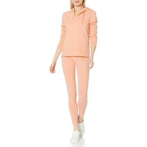 Women's Peach Color <b>Vintage</b> Washed Cotton Hoodie Baggy Pullover <b>Sweatshirt</b> Latest Fit Style for Winter Spring - Product Image 1