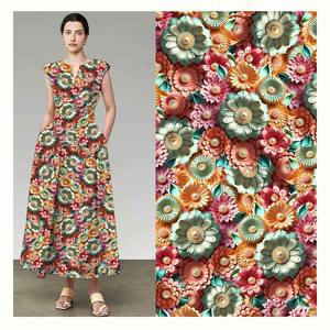 Precio barato 30*30S 68*68 tela de rayón viscosa impresa Digital para vestido - Product Image 4