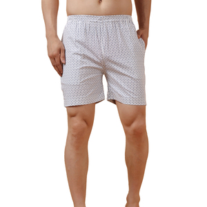 Wholesale 100% Cotton <b>Men's</b> Athletic <b>Shorts</b> Plus Size Custom Logo Comfortable <b>Elastic</b> <b>Waistband</b> Solid High Casual OEM Service - Product Image 1