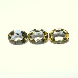 Piedra Preciosa Ovalada Facetada de Labradorita Amarilla Natural de Alta Calidad, 8 mm, Calibrada, Pulida, Tallada en África para Tamaño Personalizado - Product Image 5