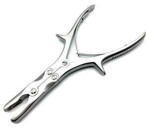 Luer Rongers 6 \ "10,5 \" (15 cm 26,5 Cm) Instrumentos quirúrgicos Acero inoxidable Calidad fina Hueso Rongeur Luer Recto/Curvo 17cm - Product Image 6