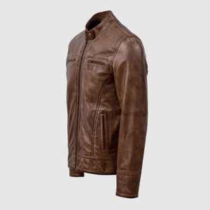 Chaqueta de cuero de hombre de alta calidad personalizada patrón de letras calle principal de invierno mejor precio nueva condición envío aéreo hecho en Pakistán - Product Image 6