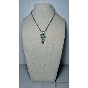 Pendentif en turquoise de la montagne Sonora et argent sterling Kinlale Billah, composants et accessoires de bijouterie - Product Image 6