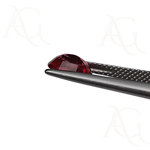 Rubelita cultivada en laboratorio, turmalina roja, forma ovalada, corte facetado, piedra preciosa suelta, sintético, creado, personalizable, color rojo rosa - Product Image 3