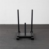 Best Deal Fitness Pro Sled System 4-Post Push Pull Or Drag Sled untuk Latihan Kecepatan dan Ketangkasan