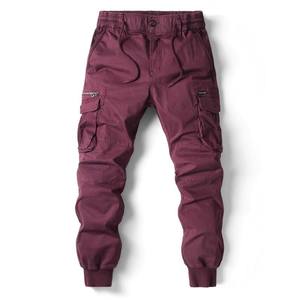 Sports Wearing Long Cargo Washed Pants Side Pockets oem Jogger <b>Trousers</b> <b>Man</b> - Product Image 2