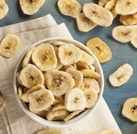 OEM Groothandel Bulk Vietnamese Gedroogde Bananen Snacks Laag in vet Gezond Zoete smaak Harde textuur Smaakvolle verwerking Verpakte zakken Kim