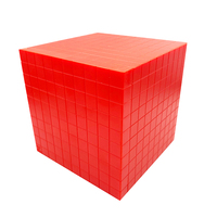 PLOMA Jeu de mathématiques de base à blocs emboîtables en plastique non toxique de 121 pièces, blocs multicolores, pour les 5-13 ans (boîte de rangement incluse)