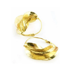 Pendientes de latón de aspecto natural geométrico de moda, joyería para bodas y fiestas, uso de regalo, diseño único, superventas - Product Image 3