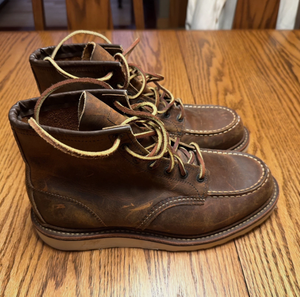 RED WING HERITAGE 6 inch Classic Moc Boot 1907 Cuir brut et résistant couleur cuivre 10 Hommes - Product Image 2