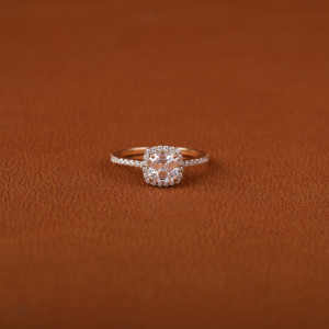 Anillo de Bodas de compromiso de diamante de corte Asscher cultivado en laboratorio chapado en oro sólido de 10KT estilo clásico con diamante certificado IGI glamoroso - Product Image 1