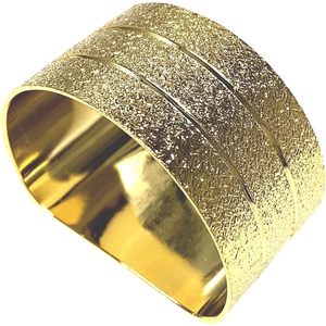 Rond de serviette porte-serviette en métal de haute qualité rond décoration de table avec logo personnalisé de forme ronde en gros - Product Image 5