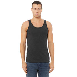 BELLA + ผ้าใบ Heather CVC ถัง - 3480CVC สําคัญ Unisex Heather CVC ถังอเนกประสงค์สบายระบายอากาศเสื้อกล้าม - Product Image 4