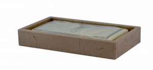 Bandeja de toallas de mármol Onyx para invitados, bandeja de toallas pulida de ónix verde, bandeja de toallas de mármol beige - Product Image 4