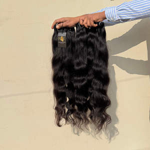 ผมมนุษย์ขนมิงค์แบบดิบผมลอนหยิกเป็นลอนแบบอินเดีย - Product Image 1