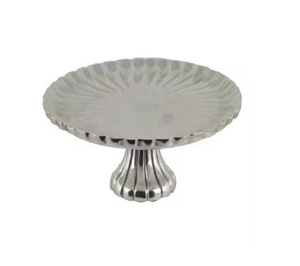 Nouveau look avec prix raisonnable Support à gâteau de mariage en métal à 3 niveaux fabriqué par ''Decor World'' avec support à gâteau en métal de haute qualité - Product Image 1
