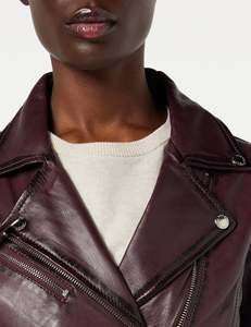 2024 Custom PU Leather <b>Ladies</b> Jacket Fashionable Streetwear Casual Oversized Solid Outwear Coat Short Slim <b>Black</b> Plain Dyed - Product Image 3