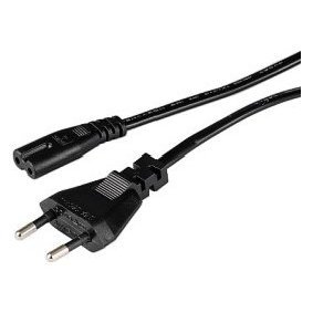 <b>Power</b> Cable Iec 60320 C7 To Eec 7 16 Male To Male 1.5 Meters Black - Product Image 3