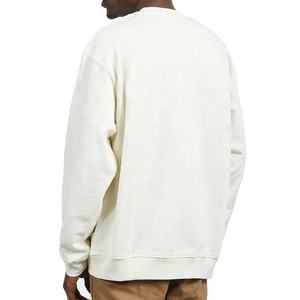 Usine en gros de haute qualité 100% coton 300gsm hommes vêtements décontractés essentiels blanc classique à capuche hiver imprimer Logo personnalisé - Product Image 2