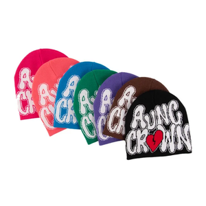 Precio de fábrica de lujo Unisex logotipo personalizado Gorros especial Jacquard Beanie Sombrero de invierno Beanie con forro de satén - Product Image 4