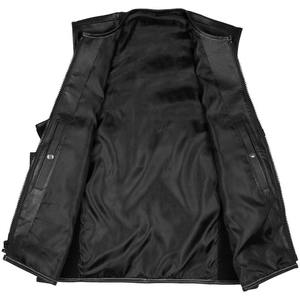 Gran oferta, Chaleco de cuero de invierno para hombre con logotipo personalizado, recién llegado, talla adulta, lona de moda, transpirable, precio al por mayor - Product Image 1