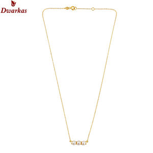 Vente en gros vente directe de bijoux en argent sterling 925 collier de pierres précieuses en perles naturelles plaquées or 18 carats pour femmes - Product Image 2