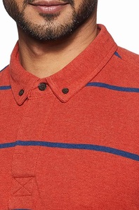 Manches longues en tricot solide personnalisées pour chemises, coton mélangé respirant de haute qualité, option de logo brodé, vente en gros OEM - Product Image 6