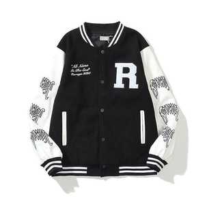 Lo último 2025 College Letterman Satin Bomber Jacket Custom Varsity Style Baseball Jacket para hombres Precio al por mayor para pedidos al por mayor - Product Image 4