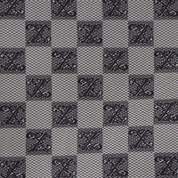 Tissu en cuir imprimé à motif damier de 1,0 mm, cuir synthétique PVC personnalisé avec impression damier