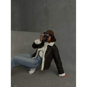 เสื้อโค้ทขนสัตว์เทียมสำหรับผู้หญิง คอลเลคชั่นเสื้อคลุมหนังเทียม ขายส่ง - Product Image 3