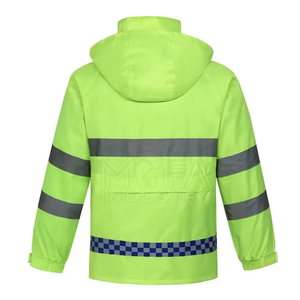 Veste de sécurité réfléchissante personnalisée pour hommes Vêtements de travail haute visibilité pour la construction, les travaux routiers et l'utilisation industrielle - Product Image 2