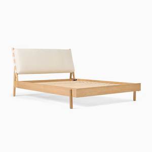 Cabecero tapizado de lujo moderno tamaño King con marco de madera maciza Camas de madera de alta calidad para uso en el hogar y el apartamento del hotel - Product Image 6