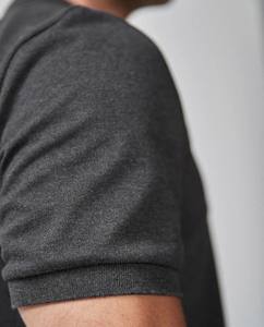 Motif uni unisexe pour polos manches courtes en pur coton de haute qualité avec logo personnalisé style jersey tricoté anti-rides pour l'extérieur - Product Image 4