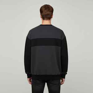 Nouveau sweat-shirt à col rond pour homme en coton et polyester respirant, coupe classique, 320 g, personnalisable avec broderie, hiver 2025 - Product Image 5