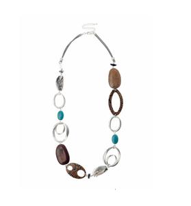 Artesanías hechas a mano Collar de joyería de resina Embalaje personalizado Collar de resina epoxi Niñas Mujeres Collar de joyería a bajo costo - Product Image 3