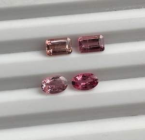 Lote Único de Turmalina Rosa Natural con Corte Ovalado y Octagonal, con Formas Variadas - Product Image 1