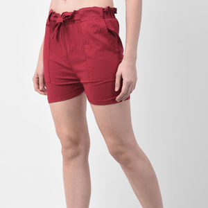 High Quality Women's Gym Shorts Butt Lifting Design Sexy Seamless Washed Fabric Nonwoven Pocket Summer Workouts Board <b>Drawstring</b> - Product Image 4