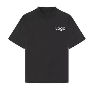 T-shirt rayé oversize pour homme en gros, streetwear décontracté, mode confortable, 100% coton, grande taille, stock d'été - Product Image 4