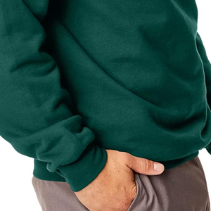 Venta al por mayor de sudaderas de cuello redondo de los hombres de peso pesado de algodón sudaderas de lana de alta calidad Casual pulóver sudaderas - Product Image 6